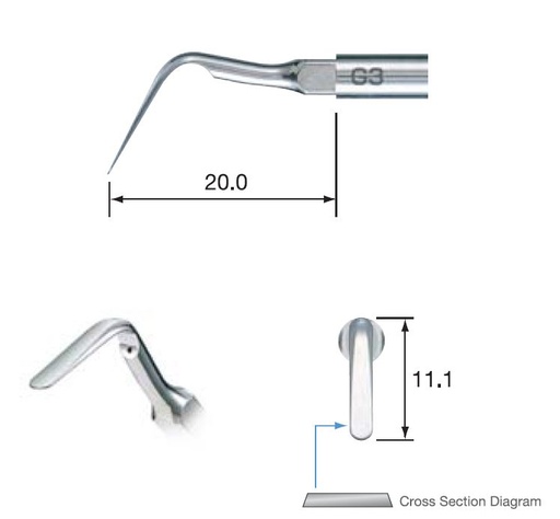 [NKZ291103] NSK SCALING TIP G3E FOR EMS