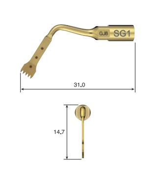 [NKZ305101] NSK SG1 VARIOSURG BONE SURGERY TIP