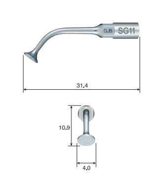 [NKZ305112] NSK SG11 VARIOSURG SINUS MEM DETACH TIP