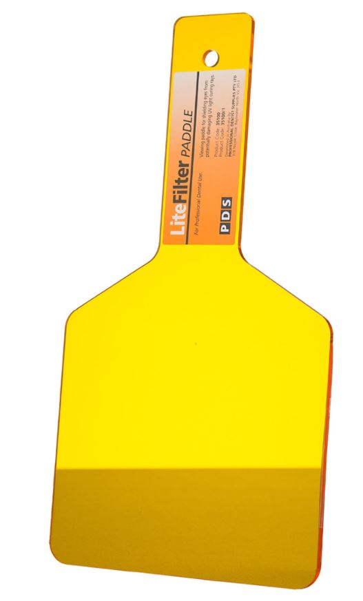 ORANGE LIGHT FILTER PADDLE | Oraltec