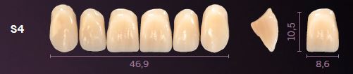[PRS4-D2] S4-D2 PREMIUM TEETH UPPER ANTERIOR