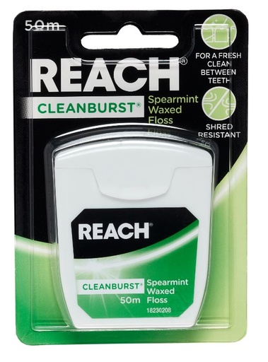 [RH13008] REACH CLEANBURST SPEARMINT FLOSS 50M /6