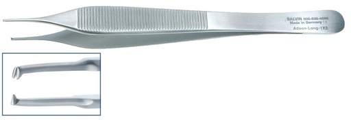 [SAADSONLONG12] ADSON LONG 1X2 TISSUE FORCEPS 15CM