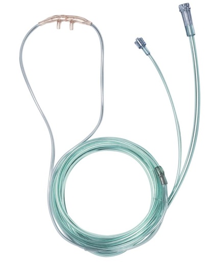 [SACANNULAD] DIVIDED NASAL CANNULA 10 FOOT TUBING/25