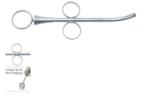 [SAGRAFTSYR4.5] RING HANDLE GRAFT SYRINGE 4.5MM CURVED