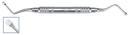 [SALUCASSERR87] BONE CURETTE LUCAS SERRATED 87
