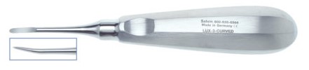 [SALUX3CURVED] SALVIN CURVED LUXATING ELEVATOR 3MM