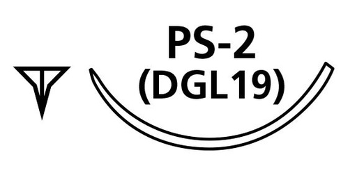 [SALYD513N] SUTURE MONODERM VIOLET 4/0 PS2 NEEDLE/12