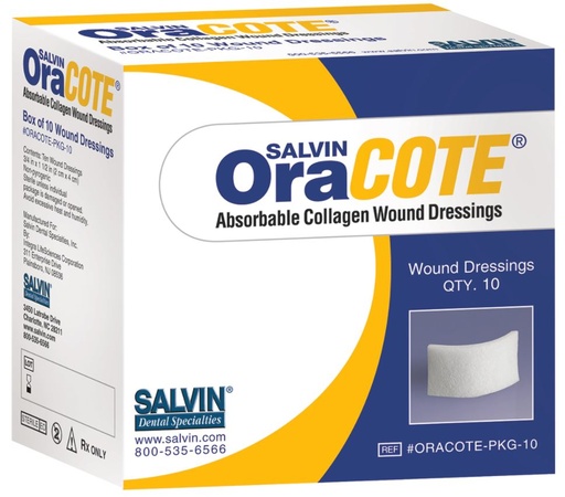 [SAORACOTEPKG10] ORACOTE ABSORB COLLAGEN DRESSING/10