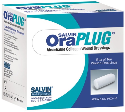 [SAORAPLUG] ORAPLUG RESORBABLE SPONGE 1X2CM /10