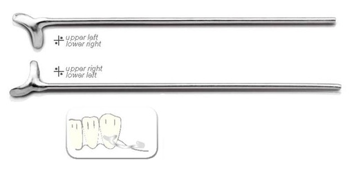 [SC1021] J CLASP OBLIQUE 0.9MM PKT 10
