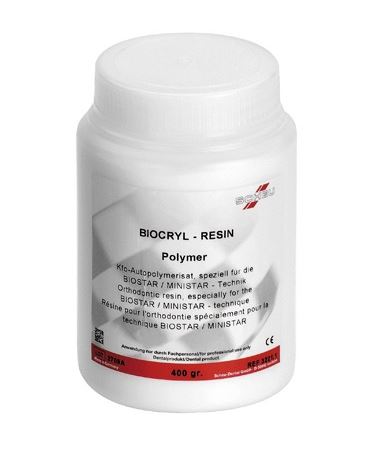 BIOCRYL RESIN POLYMER 400G | Oraltec