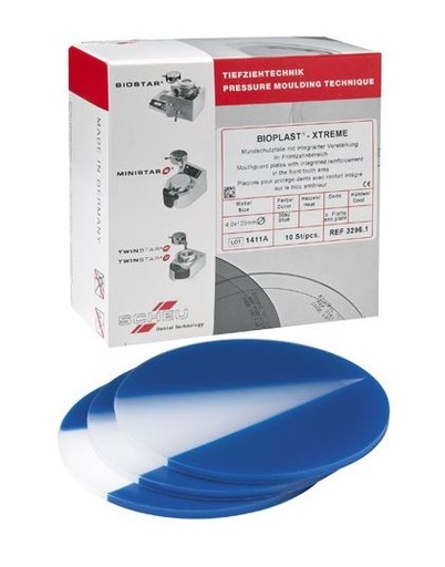 [SC3287] BIOPLAST XTREME BLUE 125MM ROUND 5MM/10