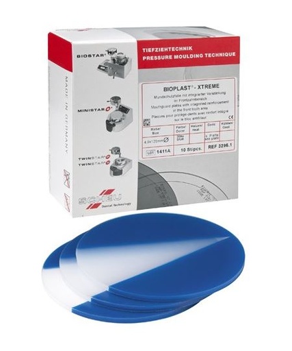 [SC3296] BIOPLAST XTREME BLUE 125MM ROUND 4MM/10