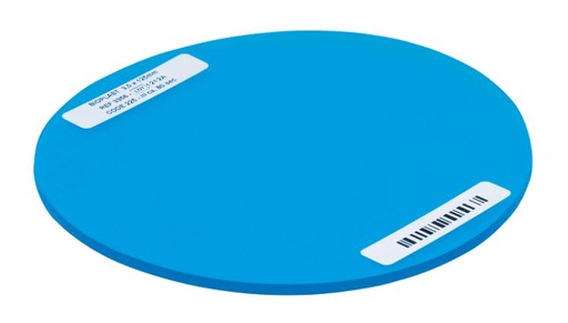 [SC3356] BIOPLAST BLUE TRANS 125MM ROUND 3MM /10