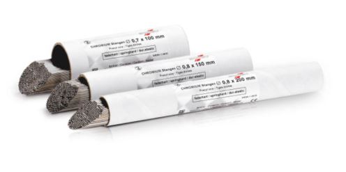 [SC8306] CHROMIUM SPRING HARD SS WIRE RODS 0.7MM 75MM 500G