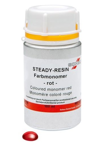 [SC8353] *DG* STEADY RESIN MONOMER RED 100ML