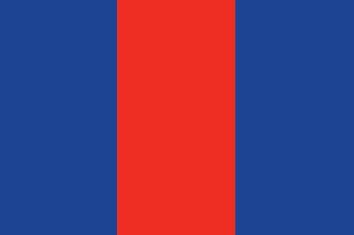 [SOSQDBRDB] M/GUARD SQ 4MM DKBLUE/RED 3 STRIPE 127MM