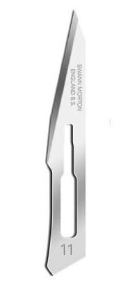 [SW118116] SCALPEL BLADE CARB STEEL 11 STERILE /100