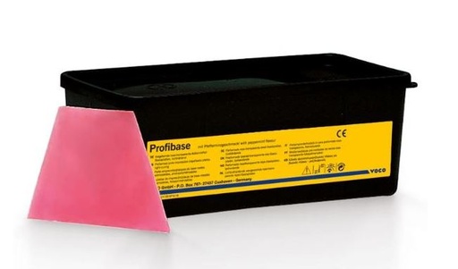 [VO2112] PROFIBASE MAXILLA PINK BASEPLATE/50