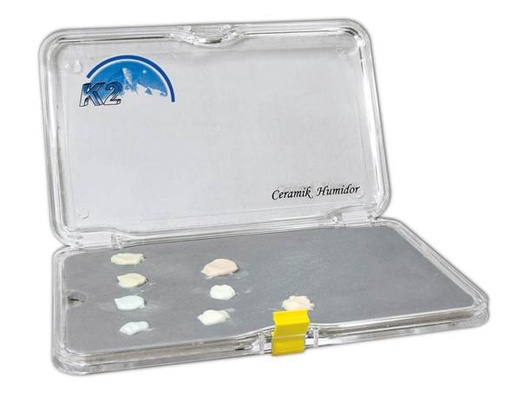 [YE3120000] CERAMIC HUMIDOR SET TRANSPARENT