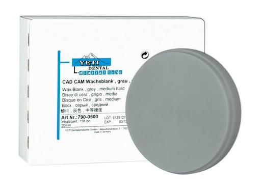 [YE7900500] WAX CADCAM GREY NORMAL BLANKS