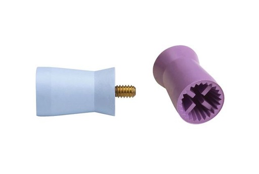 [YO054201] PROPHY CUP LATEX FREE SCREW BLUE/144