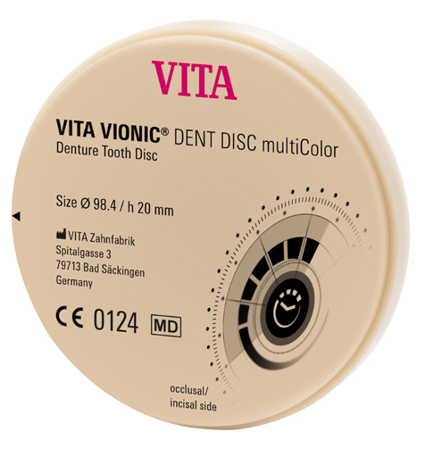 [VIAD0M39820] VITA VIONIC DENT DISC multiColor, 0M3, Ø 98.4 x h 20 mm