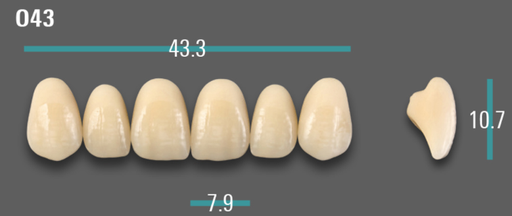 [VIABA2VO43] VITA VIONIC VIGO Anterior, A2, O43
