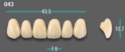 [VIABB3VO43] VITA VIONIC VIGO Anterior, B3, O43