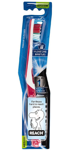 [RH13005] Mouth Defence Toothbrush Medium 1 Pack /8