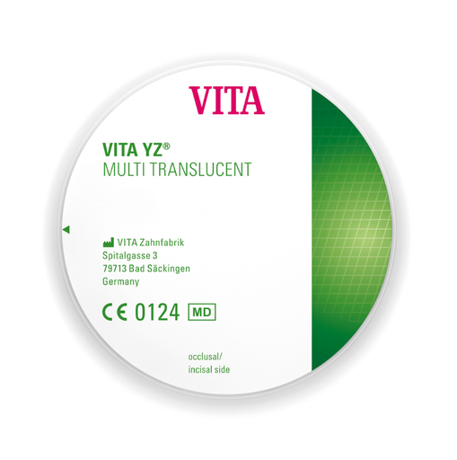 [VIEDCYM8981803] VITA YZ MULTI TRANSLUCENT, 0M2, Ø 98.4 x h 18 mm, 1 pc.