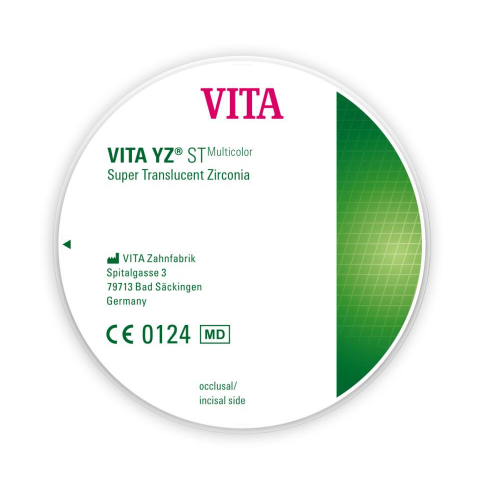 [VIEDCYS7982542] VITA YZ STColor, B2, Ø 98.4 x h 25 mm, 1 pc.