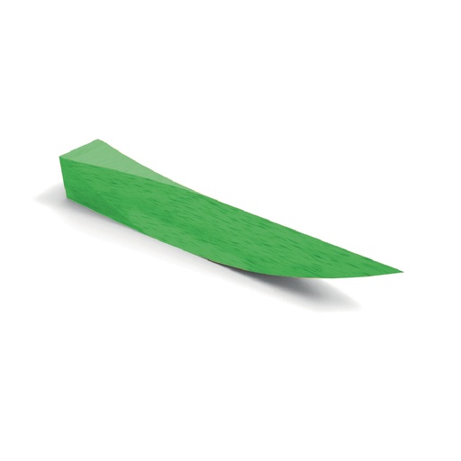 [POL5013S] Wood Wedges - green (M) 13mm, bag 100 pcs