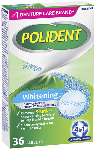[HCL1163421] POLIDENT CLEANSER WHITENING 1X36_AU/NZ